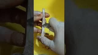 Red unshaped slate pencil wet cleaning video 