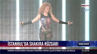 İstanbul'da Shakira rüzgarı