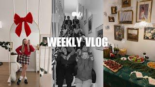 weekly vlog: hosting our Christmas party!