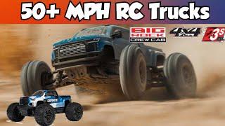 UPDATED ! 50+ MPH RC Trucks! Arrma Big Rock & Granite 223s