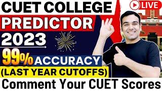  FREE CUET College Predictor 2023 | Comment Your CUET Scores