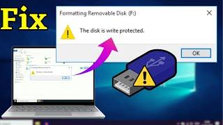 Fix- "Write Protection" from USB Pendrive | The disk is write protected