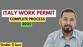 Italy Work Permit 2024 |  Step by Step Guide | in Hindi