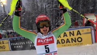 Ski Alpin Women's Slalom Levi(FIN) 1.run Highlights 2023