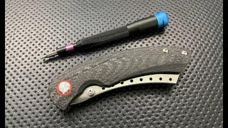 How to disassemble and maintain the Red Horse Knife Works Hell Razor P Series Knife