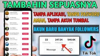 TERBARU 2023! CARA MENAMBAH FOLLOWERS LIKE VIEW TIKTOK GRATIS! TANPA PASSWORD TANPA APLIKASI