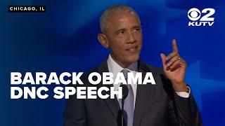 FULL VIDEO: Former President Barack Obama speaks at Democratic National Convention