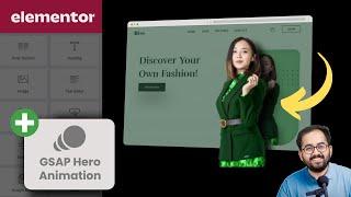 GSAP Hero Experience on Scroll - Elementor Flexbox Tutorial