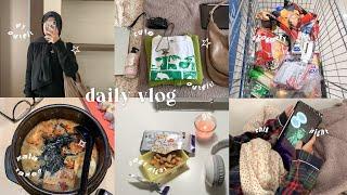 daily vlog️: productive day! , go to mall , ramen sushi , grocerry time , campus , cozy night⭐️