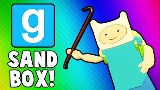 Gmod Sandbox Funny Moments - Dinosaurs, Swing of Death, Lui Calibre Clones! (Garry's Mod)