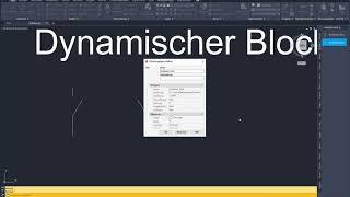 AutoCAD - Dynamischer Block - Einführung