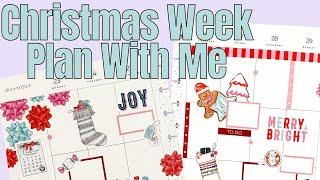 Christmas Week Plan With Me | Live Love Posh Christmas Stickers | Classic Happy Planner