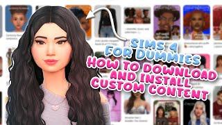 *UPDATED* How to Download & Install Custom Content | Sims 4 Dummies How to Aesthetic Gameplay