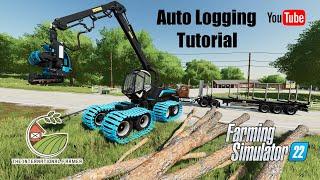 FS22 Autoload forestry logging trailer tutorial! (Farming Simulator 22)
