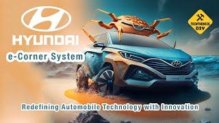 Hyundai E-corner system Crab Driving zero turn pivot turn