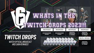 R6 2023 Twitch Drops - Tom Clancy's Rainbow Six Siege - What's in the R6 P2D4 May Twitch Drops 2023