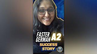 81% in Goethe A2 Exam in 20 Days - Faster German A2 Success Story - Pranita from Mumbai