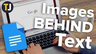 Place an Image BEHIND Text in Google Docs!