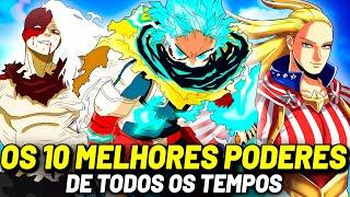 TOP 10 MELHORES INDIVIDUALIDADES DE BOKU NO HERO | MY HERO ACADEMIA