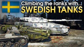 Climbing the ranks with SWEDISH TANKS / War Thunder