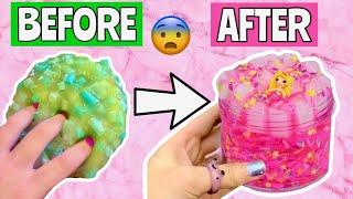 FIXING MY OLDEST 3 YEAR OLD SLIMES?!  *DIY Slime Makeover Challenge * How to Make Slime Satisfying