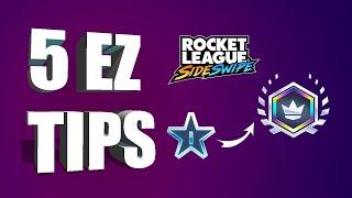 5 EASY TIPS to Help You RANK UP | RL Sideswipe Tutorial | Tips and Tricks