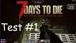 7 Days to Die - Alpha 15 - Test #1 - Blood Moon horde size tests