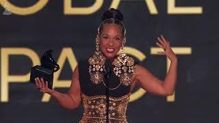 ALICIA KEYS Wins Global Impact Award | 2025 GRAMMYs Acceptance Speech