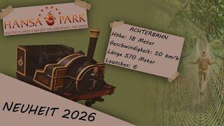 Neue Achterbahn im HANSA-PARK | Heligan Express? | Neuheit 2026