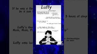 Luffy Fun Facts (Subscribe for more)