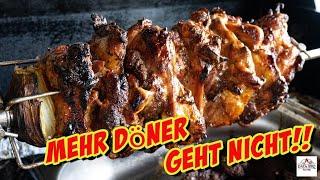 Der ultimative Döner mit Hähnchen Lamm und Rind | Rezept DADs BBQ von #10blogger1ort