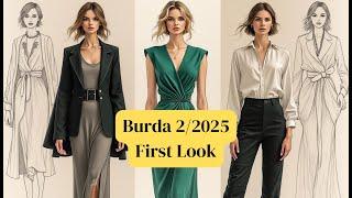 Burda 2/2025:Burda Style 2/2025 First Look