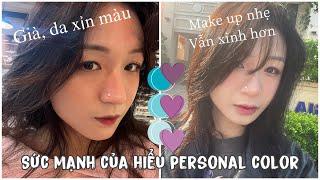 Xem Personal Color chuyên nghiệp tại Hàn Quốc | Trải nghiệm thay đổi hoàn toàn cách make up, làm tóc