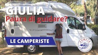 Giulia come superare la paura di guidare un camper - Le camperiste