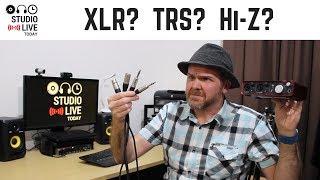 Beginner’s guide to connecting audio cables (XLR, TRS, Hi-Z)