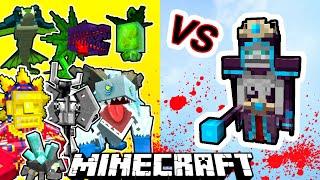 Necromancer Vs. Mowzie's Monsters in Minecraft