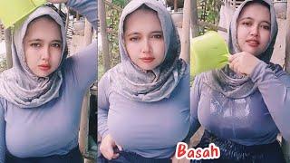 BIGO LIVE HIJAB STYLE BUNDA MAIN BASAH BASAH #hijab #jilbab #beautifulhijab