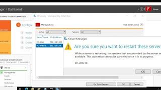 How to Remotely Restart a Computer Using Server Manager on a Domain Controller Windows Server