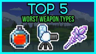 TOP 5 Worst Weapon Types in Terraria 1.4.1