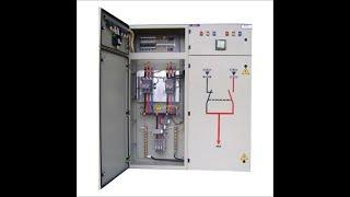 Relay Logic ATS Panel with Motorized Breakers Inside and Outside view @DieselGeneratortraining