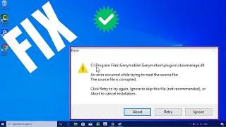 Fix: "An error occurred while trying to copy a file. The source file is corrupted" in Windows 10