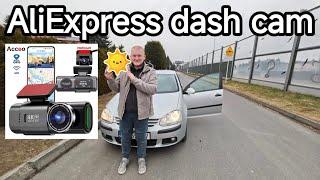 ALIEXPRESS Dash Cam Dual Lens 4K UHD