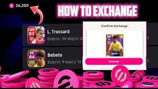 How To Exchange eFootball Points Players | In eFootball 2024 Mobile