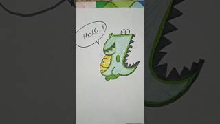 So cute Elagator drawing..come let draw with me#trendingshorts