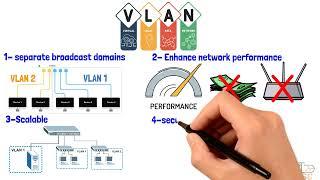 شرح تفصيلي لل VLAN بطريقة مبسطة وجرافيك احترافي