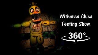 360°| Withered Chica Testing Show 1987 - Five Nights at Freddy's 2 [SFM] (VR Compatible)