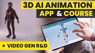 New 3D AI Animation Course + iOS App + Video Gen R&D