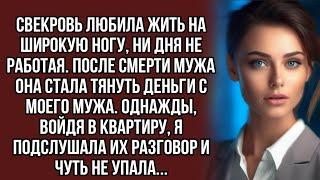 Подслушала разговор свекрови и моего мужа и чуть не упала