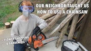 Borrowing a chainsaw from our neighbor! Unusual daily life in Japan?