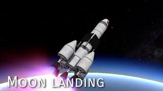 Landing on the Moon in Ellipse Rocket Simulator